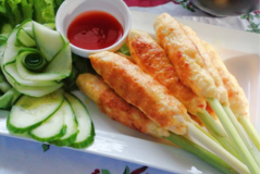 Cách làm món chạo tôm bọc sả chuẩn món ngon Cung Đình Huế