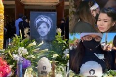 Nghẹn ngào nước mắt trong tang lễ ca sĩ Phi Nhung ở Mỹ