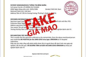 Bác tin đồn một BV ở TP.HCM có ca mắc biến chủng Omicron