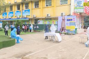 Ghi nhận 200 ca F0 trong trường học, Tp Bắc Giang khẩn trương dập dịch