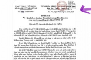 Hà Nội và TP.HCM bác tin đồn cho học sinh nghỉ học khẩn