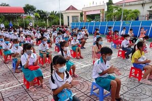 Cà Mau: F0 là học sinh Tiểu học và Mầm non tăng cao