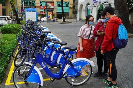 Hà Nội triển khai xe đạp công cộng tại 5 quận nội thành