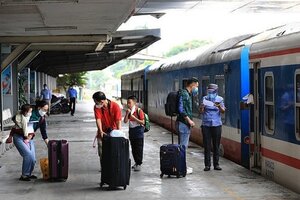 Tăng thêm nhiều đoàn tàu khách dịp nghỉ lễ 30/4-1/5