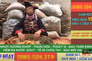 Đề nghị xử lý nghiêm nghệ sĩ quảng cáo sai sự thật