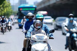 Tin thời tiết 25/4: Bắc và Trung bộ nắng nóng trên diện rộng
