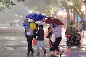 Tin thời tiết 9/5: Bắc bộ tiếp tục mưa giông vào chiều tối