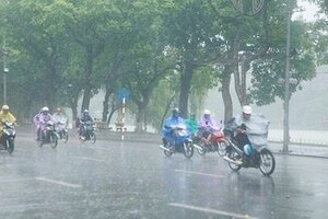 Tin thời tiết 10/5: Bắc bộ tiếp tục mưa dông kéo dài