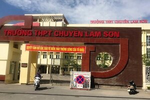 Hơn 1000 thí sinh thi vào lớp 10 THPT chuyên Lam Sơn từ ngày mai