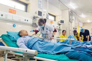 Sốc phản vệ nặng do ong đốt