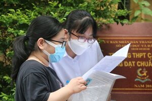 Trường THPT Chuyên Vĩnh Phúc công bố điểm chuẩn vào lớp 10, cao nhất 47,42 điểm