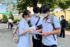 Nam Định công bố điểm sàn, điểm chuẩn vào lớp 10 THPT không chuyên năm 2022