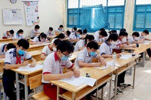 Hơn 12.000 thí sinh ở Sóc Trăng hoàn thành kỳ thi tuyển sinh lớp 10 THPT
