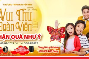 Dai-ichi Life Việt Nam triển khai chương trình khuyến mại “Vui Thu Đoàn Viên, Nhận Quà Như Ý”
