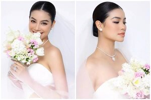 Phạm Hương về Việt Nam chụp ảnh cưới sau 4 năm sống với chồng đại gia