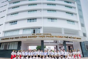 Trường đại học Công nghiệp thực phẩm TP.HCM công bố điểm chuẩn năm 2022
