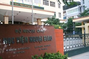 Học viện Ngoại giao công bố điểm chuẩn phương thức xét tuyển sớm