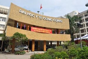Trường Đại học Y tế công cộng công bố điểm chuẩn xét học bạ 2022