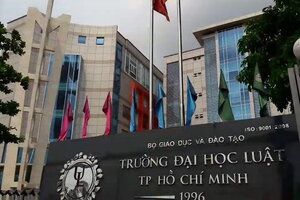 Trường Đại học Luật TP.HCM công bố điểm sàn và mức học phí