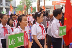 Học sinh lớp 1 ở Hưng Yên tựu trường từ ngày 22/8