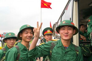 Bộ Quốc phòng hướng dẫn việc tạm hoãn xét nghĩa vụ quân sự đối với thí sinh