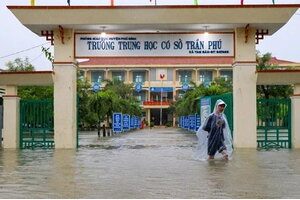 Quảng Nam, Quảng Ngãi cho học sinh nghỉ học từ ngày 27/9 để tránh bão Noru