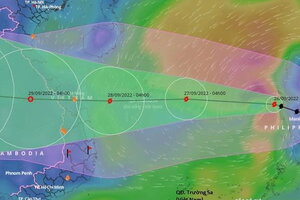 Gia Lai, Kon Tum cho học sinh nghỉ học để tránh bão Noru