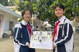 Học sinh lớp 9 sáng tạo nhà thông minh cho người khuyết tật