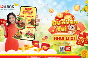 Tết vui 'bung nóc' với game Hội Du Xuân trên App HDBank