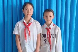 Tuyên dương 2 học sinh lớp 6 ở Nghệ An dũng cảm cứu một em nhỏ đuối nước