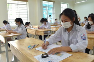 Sở GD&ĐT Hà Tĩnh thông báo chính thức thời gian, địa điểm nộp hồ sơ đăng ký vào lớp 10