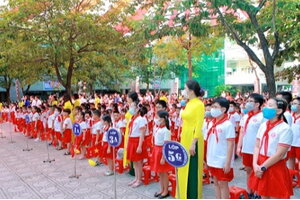 Năm học 2023-2024, học sinh tựu trường sớm nhất trước 1 tuần so với ngày khai giảng