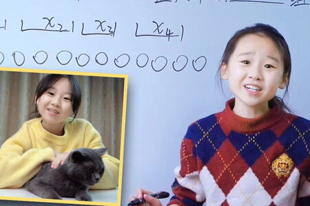 Mở lớp dạy toán đại học trực tuyến, bé gái 12 tuổi được phong 'thần đồng'