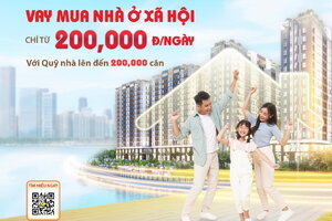 Dễ dàng mua nhà ở xã hội – Trả góp chỉ 200.000 đồng /ngày cùng HDBank