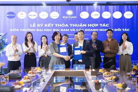 Trường Đại học Đại Nam ký kết hợp tác với doanh nghiệp, mở rộng cơ hội nghề nghiệp cho sinh viên