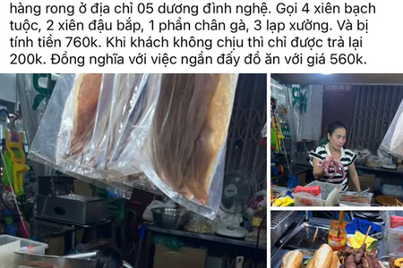 Lập biên bản xử phạt quán vỉa hè ‘chặt chém’ du khách Lào