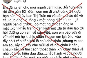Làm rõ tin đồn người lạ tiếp cận trẻ em