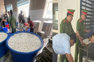 Hơn 13 tấn chân gà tẩy trắng trong kho ở Thanh Hóa bị phát hiện