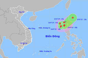 Biển Đông lại đón áp thấp nhiệt đới, có thể mạnh thành bão