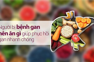 Người bị bệnh gan nên ăn gì giúp phục hồi gan nhanh chóng?