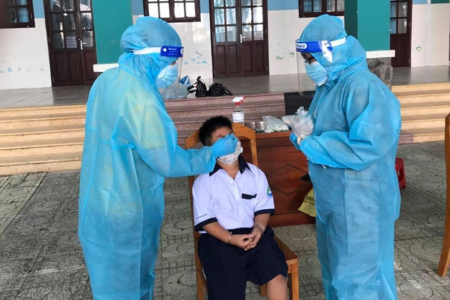Quảng Nam phát hiện một học sinh lớp 6 nghi mắc Covid-19 tại Bắc Trà My 