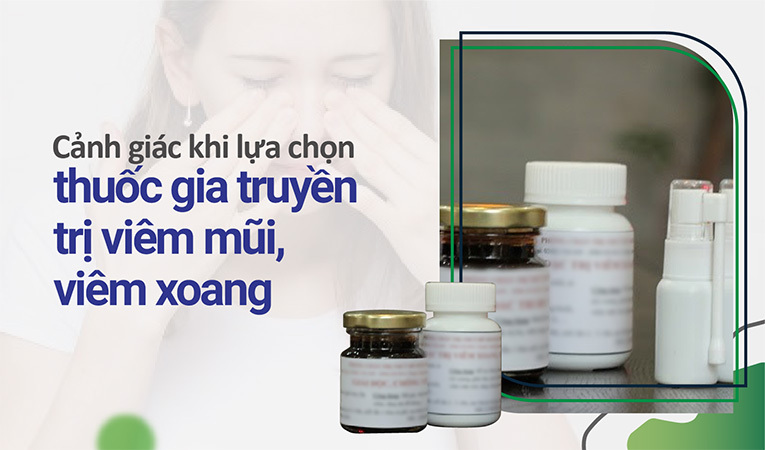 thuốc gia truyền trị viêm mũi