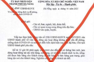 Đà Nẵng bác thông tin tạm dừng bán hàng ăn uống tại chỗ từ ngày 5/11