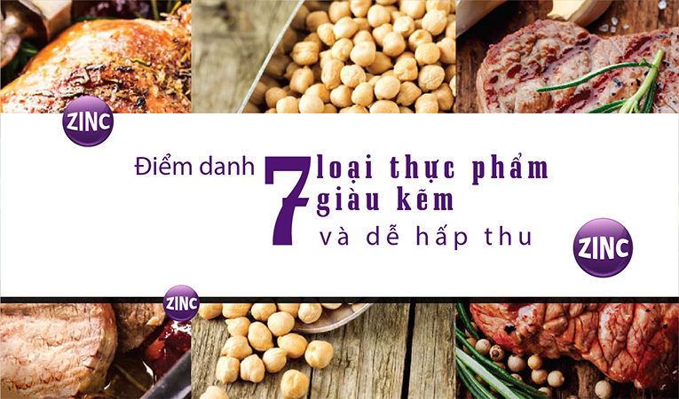 thực phẩm giàu kẽm