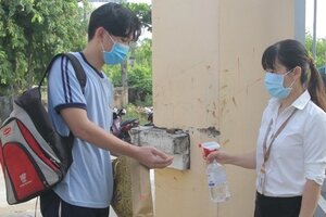 Phát hiện 1 học sinh nhiễm Covid-19 khi xét nghiệm định kỳ ở lớp