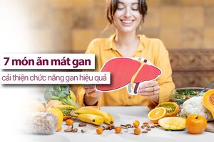 Bật mí 7 món ăn mát gan cải thiện chức năng gan hiệu quả