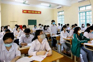 Học sinh Phú Thọ đến trường học trực tiếp từ ngày 15/11
