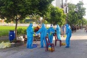 Nam Định tiếp tục ghi nhận thêm 48 ca dương tính tại huyện Hải Hậu
