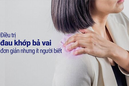 Điều trị đau khớp bả vai đơn giản nhưng ít người biết