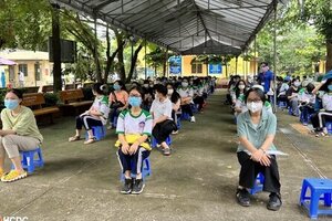 TP. HCM dự kiến tiêm mũi 2 vắc xin phòng Covid-19 cho trẻ từ ngày 22/11